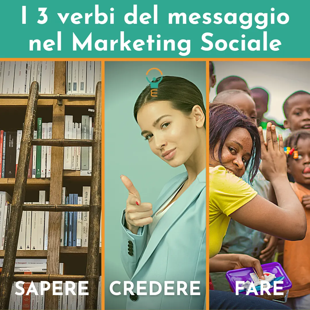 i 3 verbi del marketing sociale